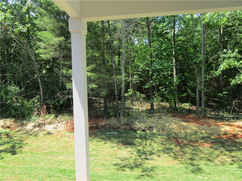 122 Tiger Pond Road, Unit LOT 10 Easley, SC 29642 - Photo 22 of 24 Covered porch and backyard
