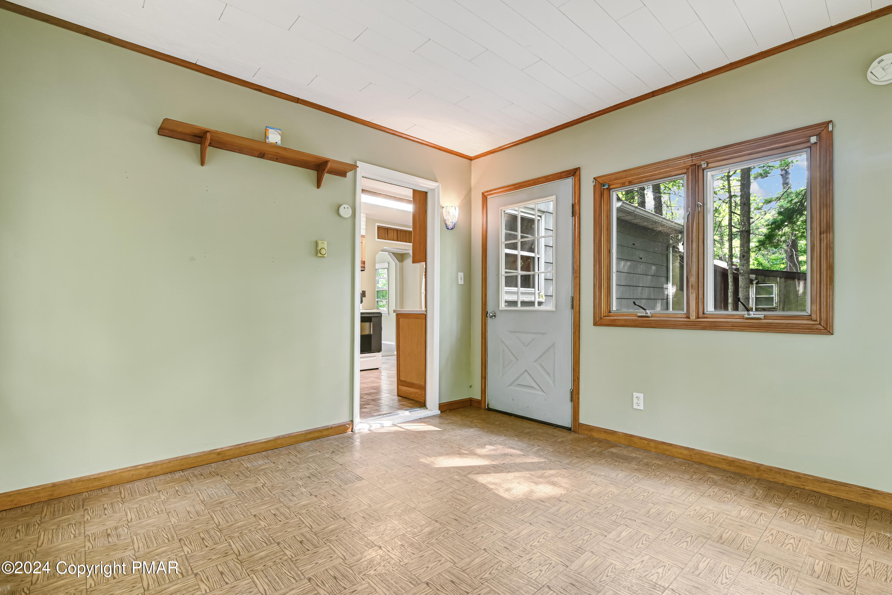 205 Aspen Road Dingmans Ferry, PA 18328 - Photo 17 of 29 a view of an empty room with a window