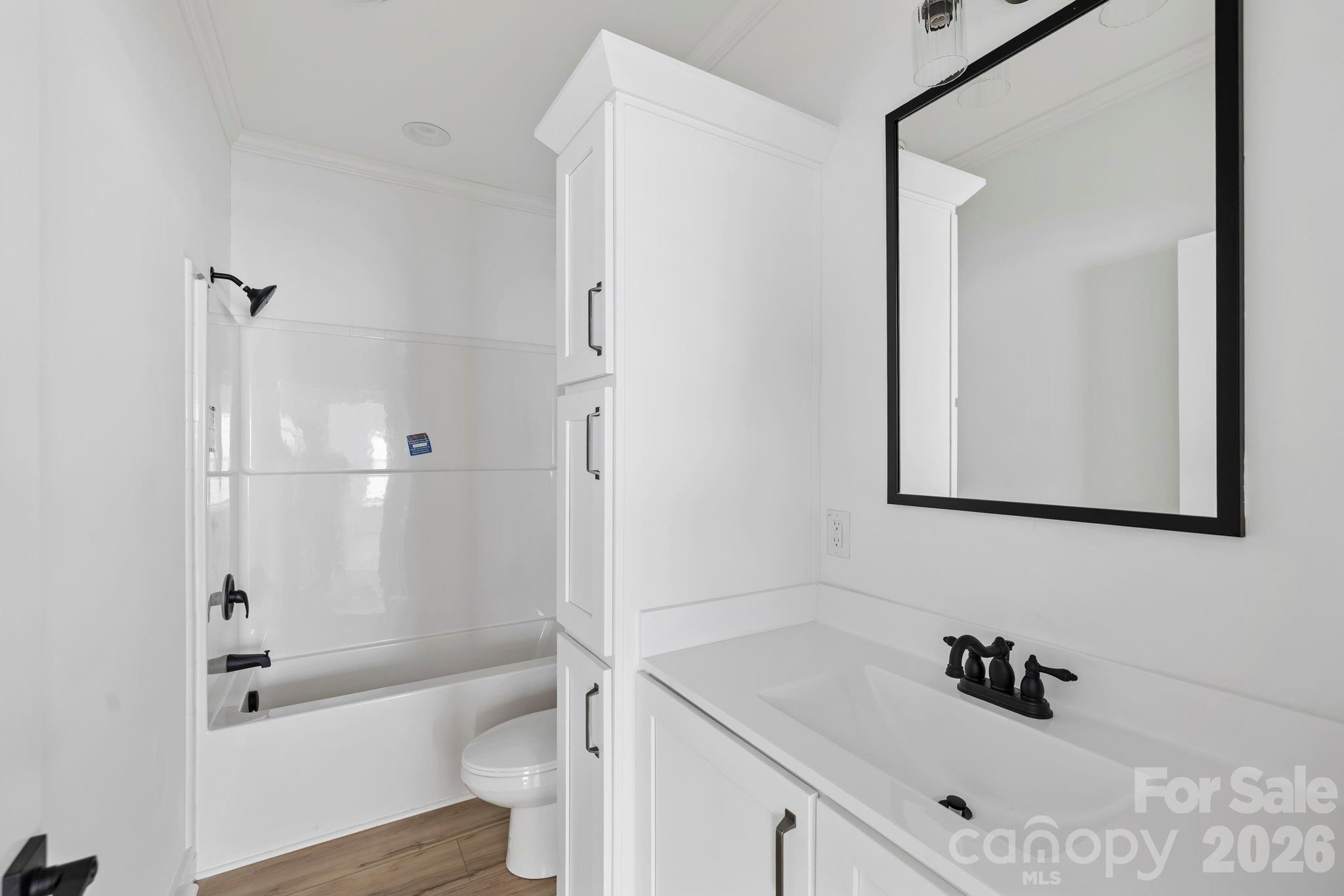 204 Southern Charm Road Arden, NC 28704 - Photo 7 of 24 a bathroom with a bathtub shower sink vanity and toilet