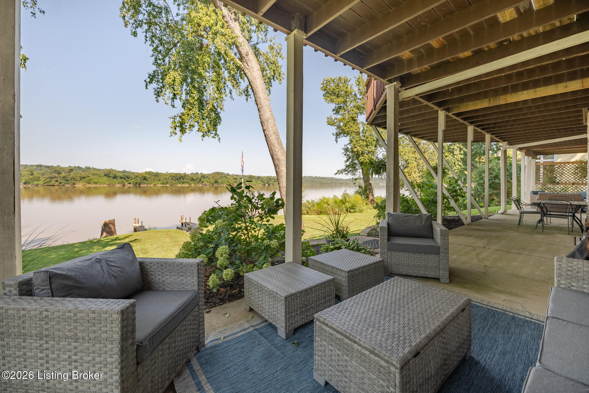 3028 Belknap Beach Road Prospect, KY 40059 - Photo 3 of 70 The patio is a relaxing area to watch the sailboats drift by