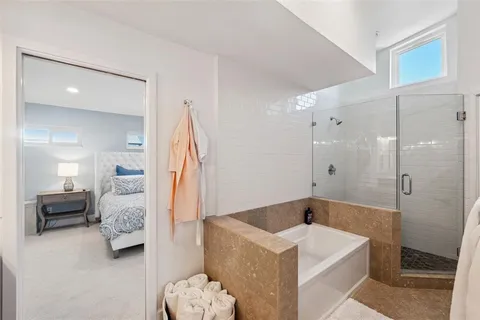 a view of a terrace with sitting area