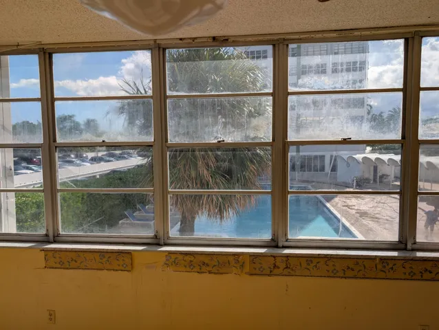 a view of a backyard of a house
