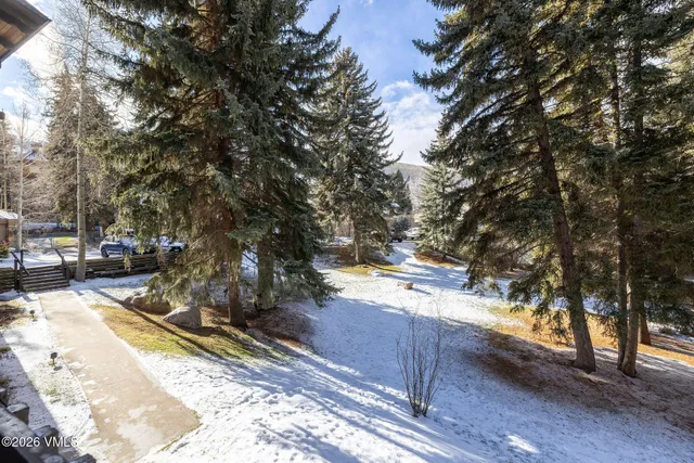 a view of street sign