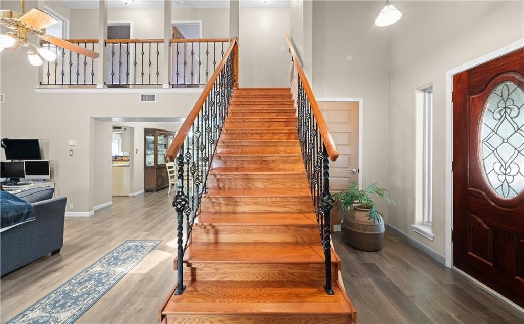 5337 Inverness Drive Corpus Christi, TX 78413 - Photo 3 of 32 a view of entryway and hall with wooden floor