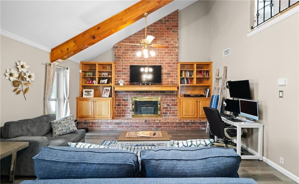5337 Inverness Drive Corpus Christi, TX 78413 - Photo 8 of 32 a living room with furniture and a flat screen tv