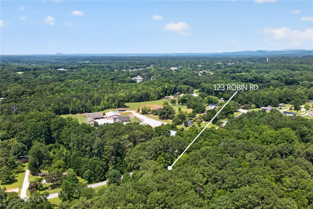 123 Robin Road Westminster, SC 29693 - Photo 49 of 50 A verdant panorama unfolds, offering a secluded building site nestled within a dense forest.