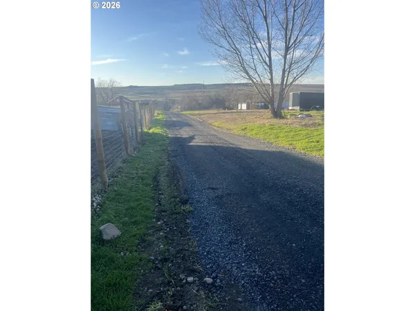 a view of a yard with an outdoor space