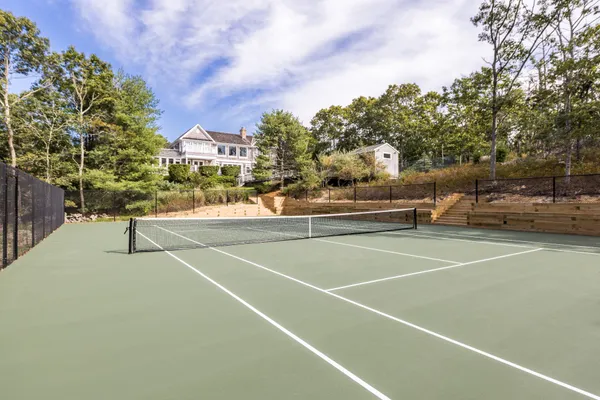 a view of a tennis court