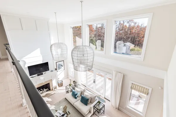 a picture of a living room with furniture