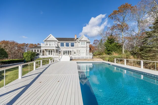 a view of a house with pool