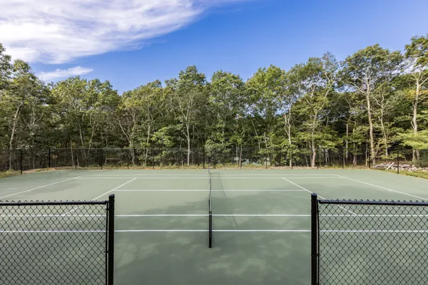 a view of a tennis court