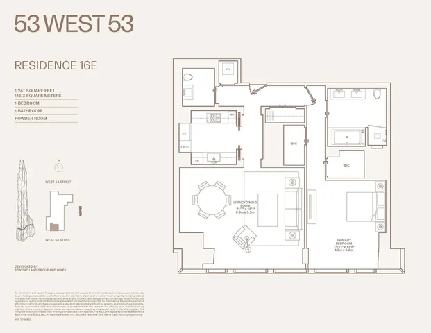 $3,350,000 | 53 West 53rd Street, Unit 16E | Midtown Central