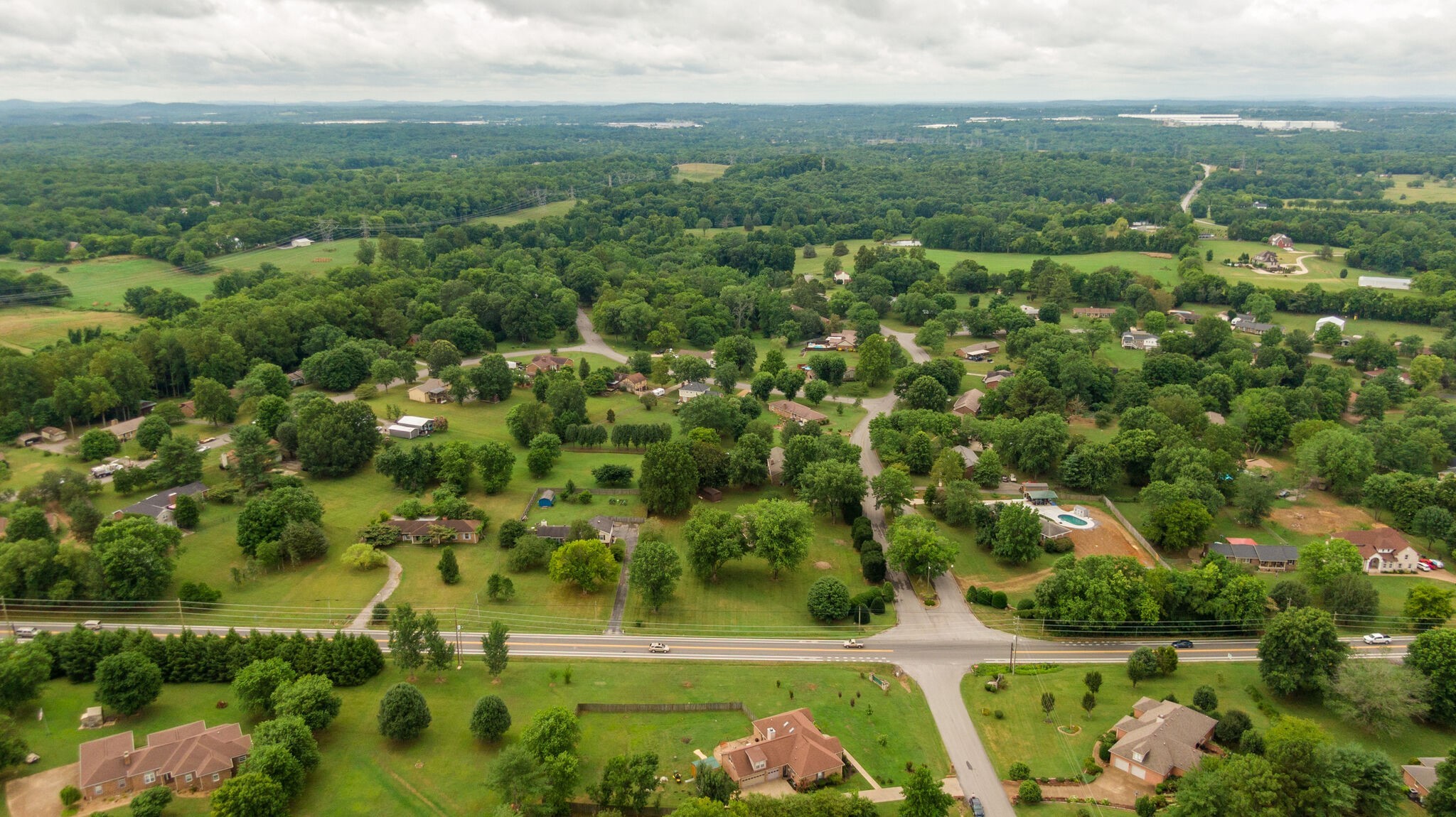 600 Cooks Hill Road Mount Juliet, TN 37122 - Photo 50 of 50 an aerial view of residential houses with outdoor space and trees