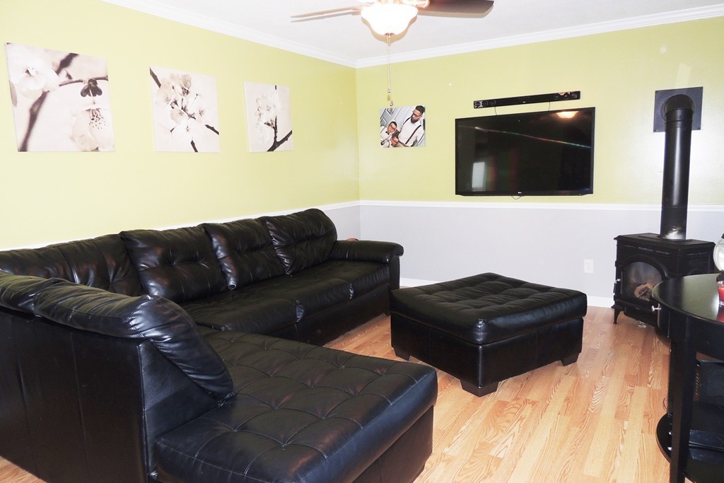 49 Wing Street Springfield, MA 01151 - Photo 5 of 19 a living room with couches and a flat screen tv