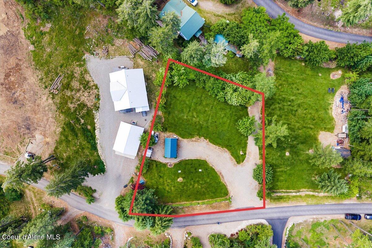 461 Glacier Loop Athol, ID 83801 - Photo 13 of 26 DRONE OVER LOT
