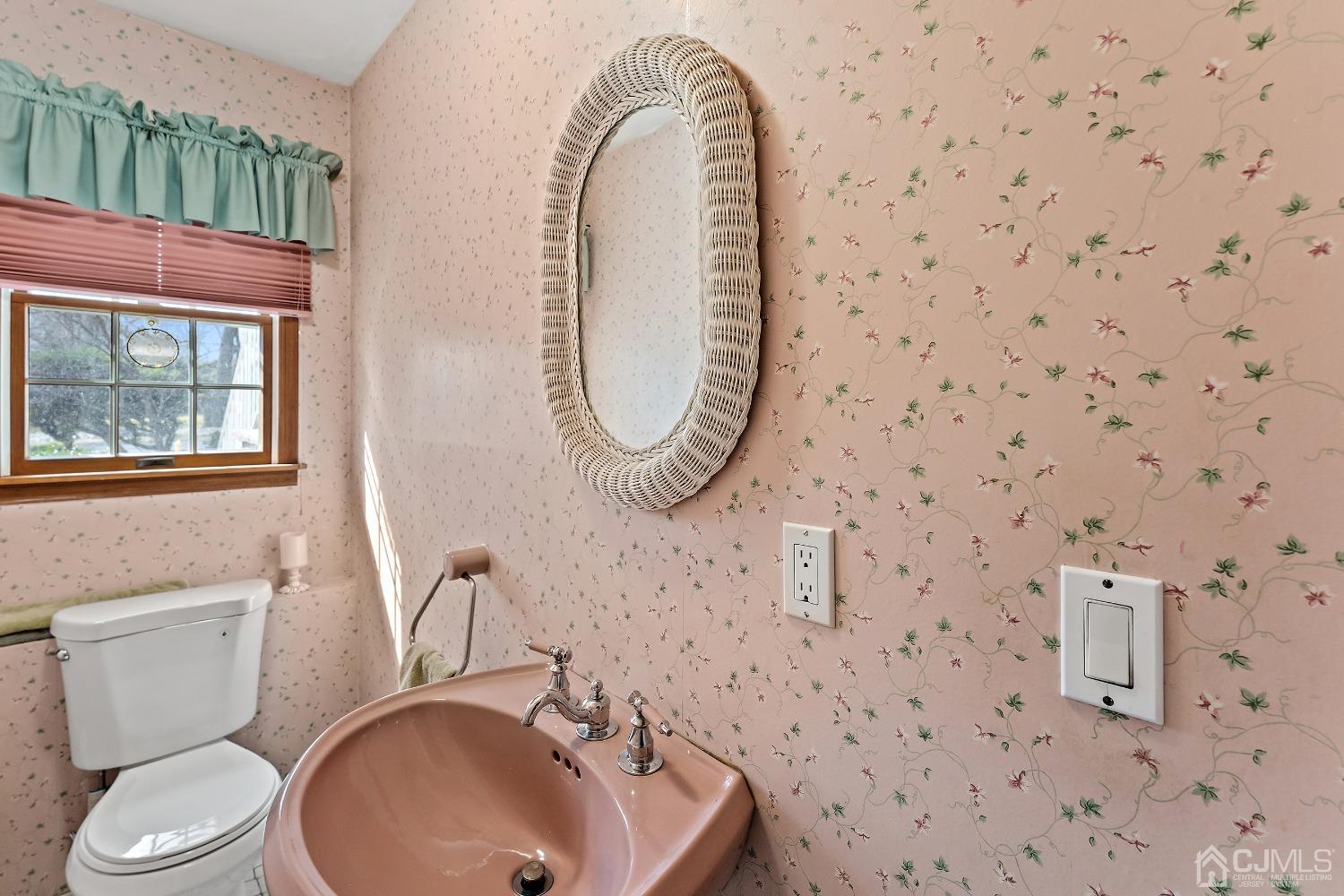 121 Harding Avenue Edison, NJ 08820 - Photo 24 of 30 a bathroom with a sink a toilet and a mirror