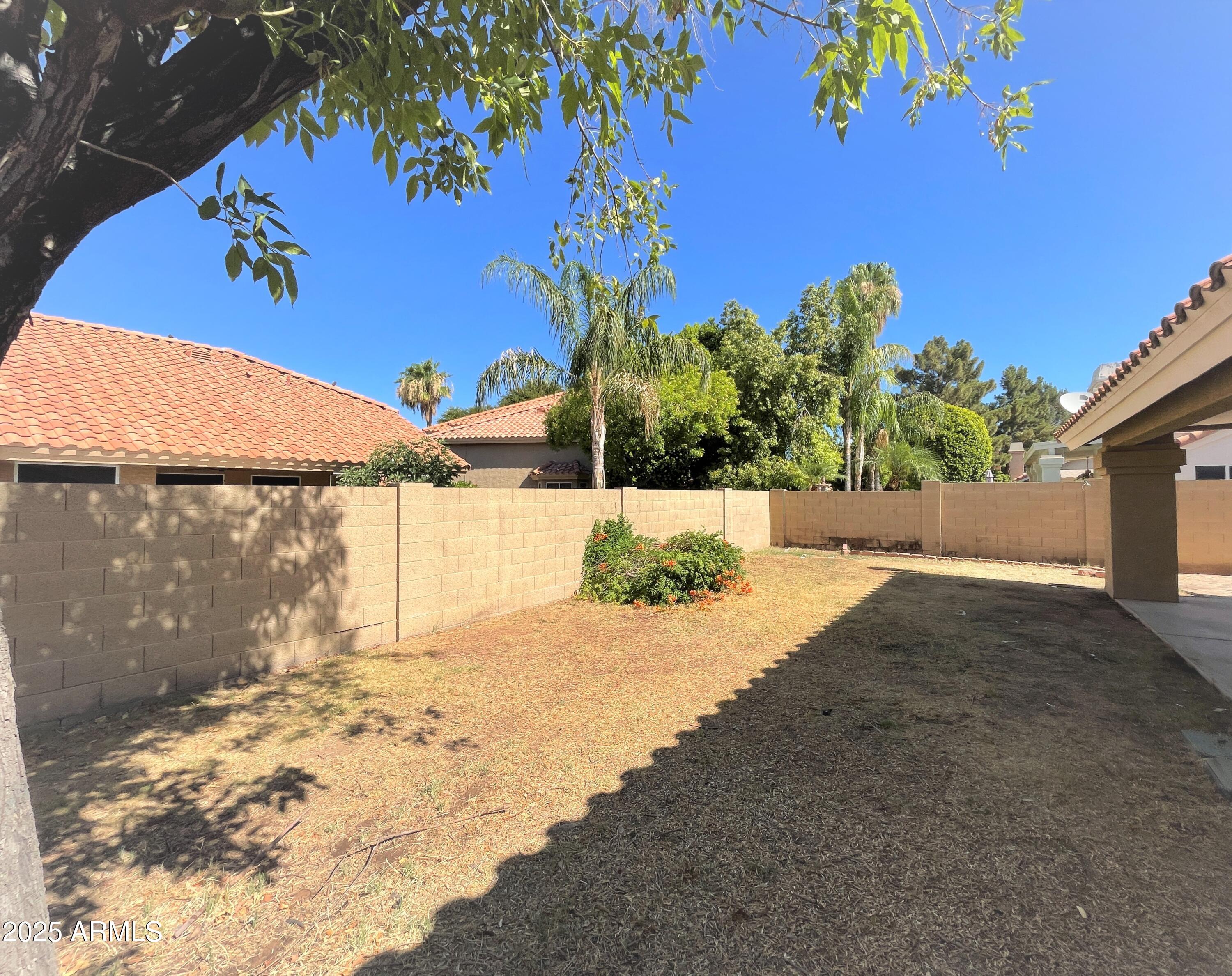1310 North Longmore Street Chandler, AZ 85224 - Photo 30 of 32 a view of a backyard of the house