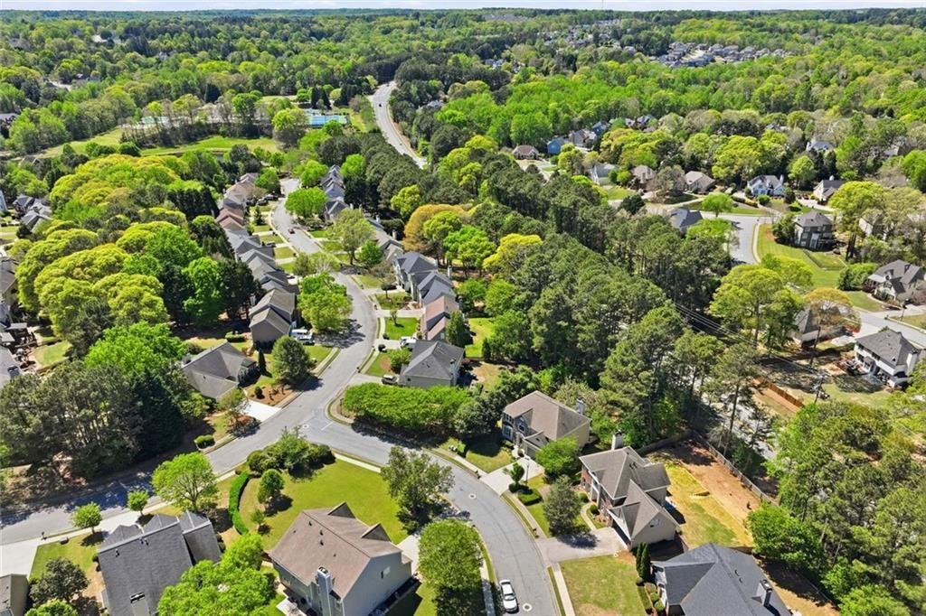 3318 Ridgemill Circle Dacula, GA 30019 - Photo 32 of 106 an aerial view of residential house with outdoor space