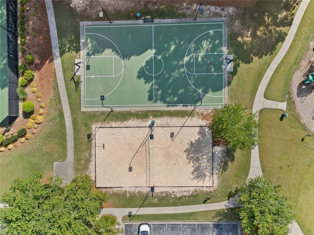 3318 Ridgemill Circle Dacula, GA 30019 - Photo 100 of 106 an aerial view of a wooden house