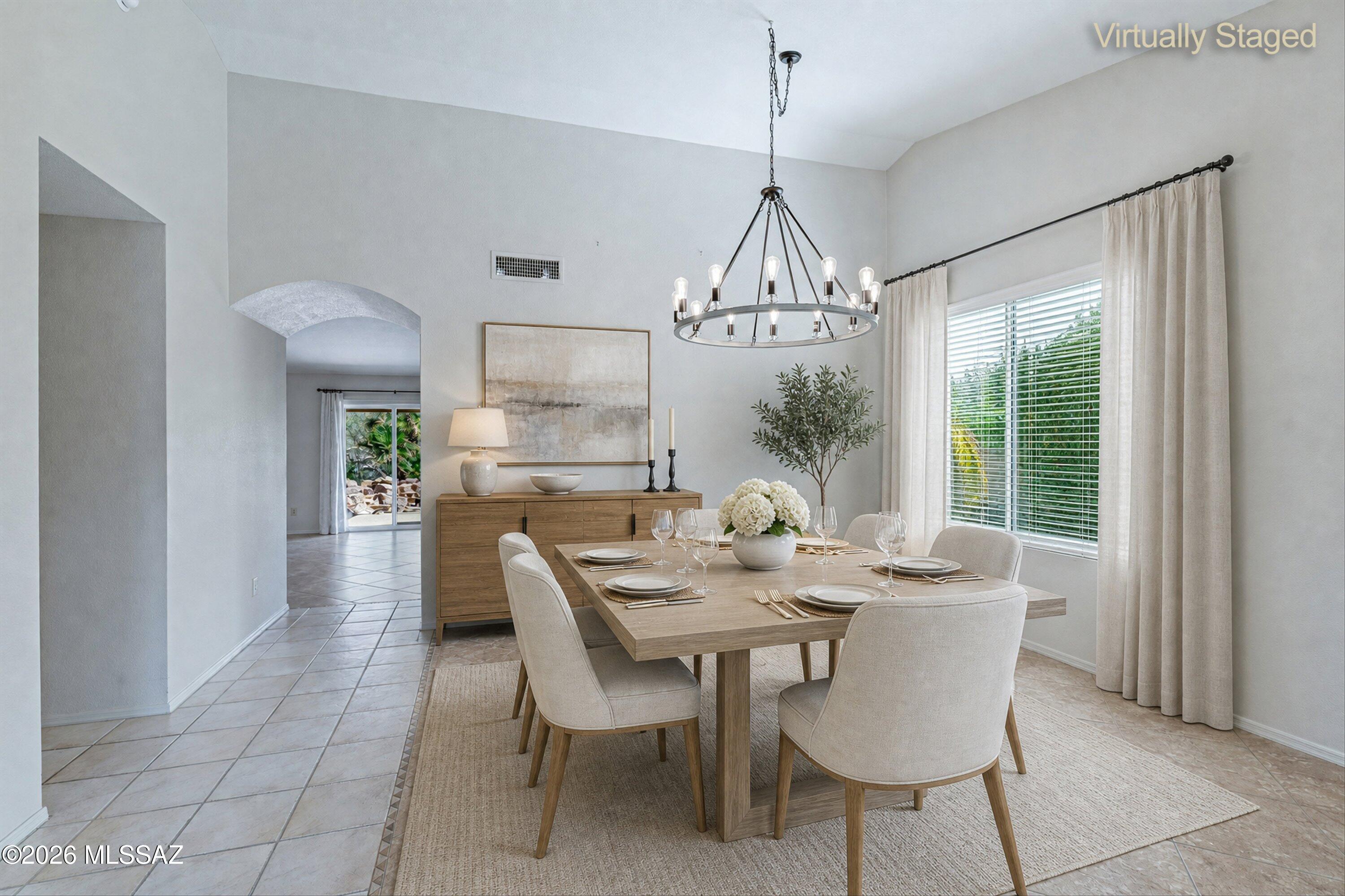 36972 South Highland Ridge Drive Tucson, AZ 85739 - Photo 6 of 50 Staged Dining Area