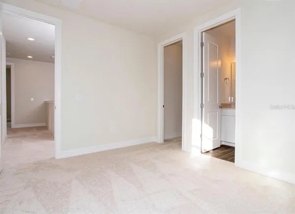 a view of an empty room