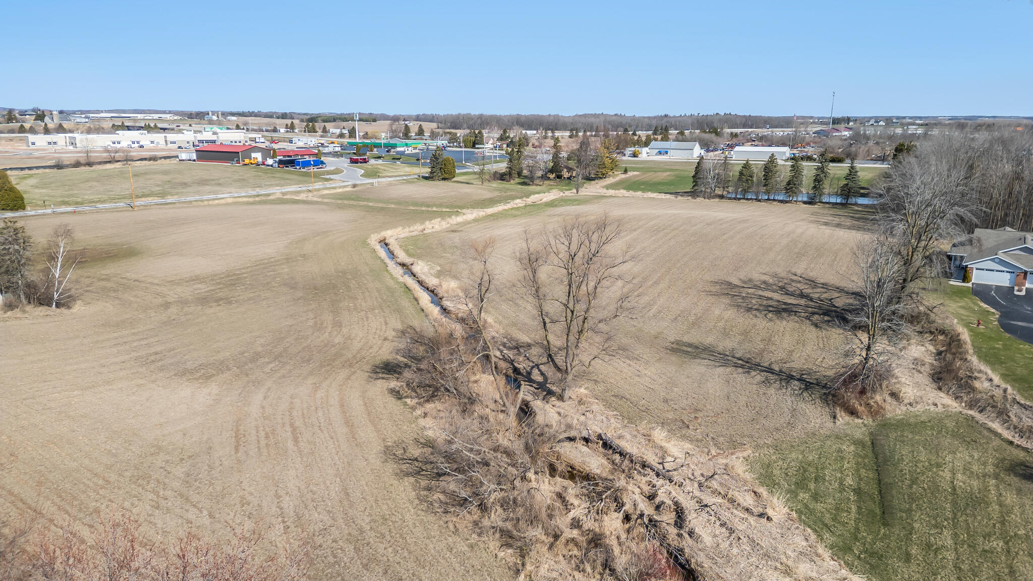 1261 Westview Street Cleveland, WI 53015 - Photo 5 of 6 Level Land with Stream