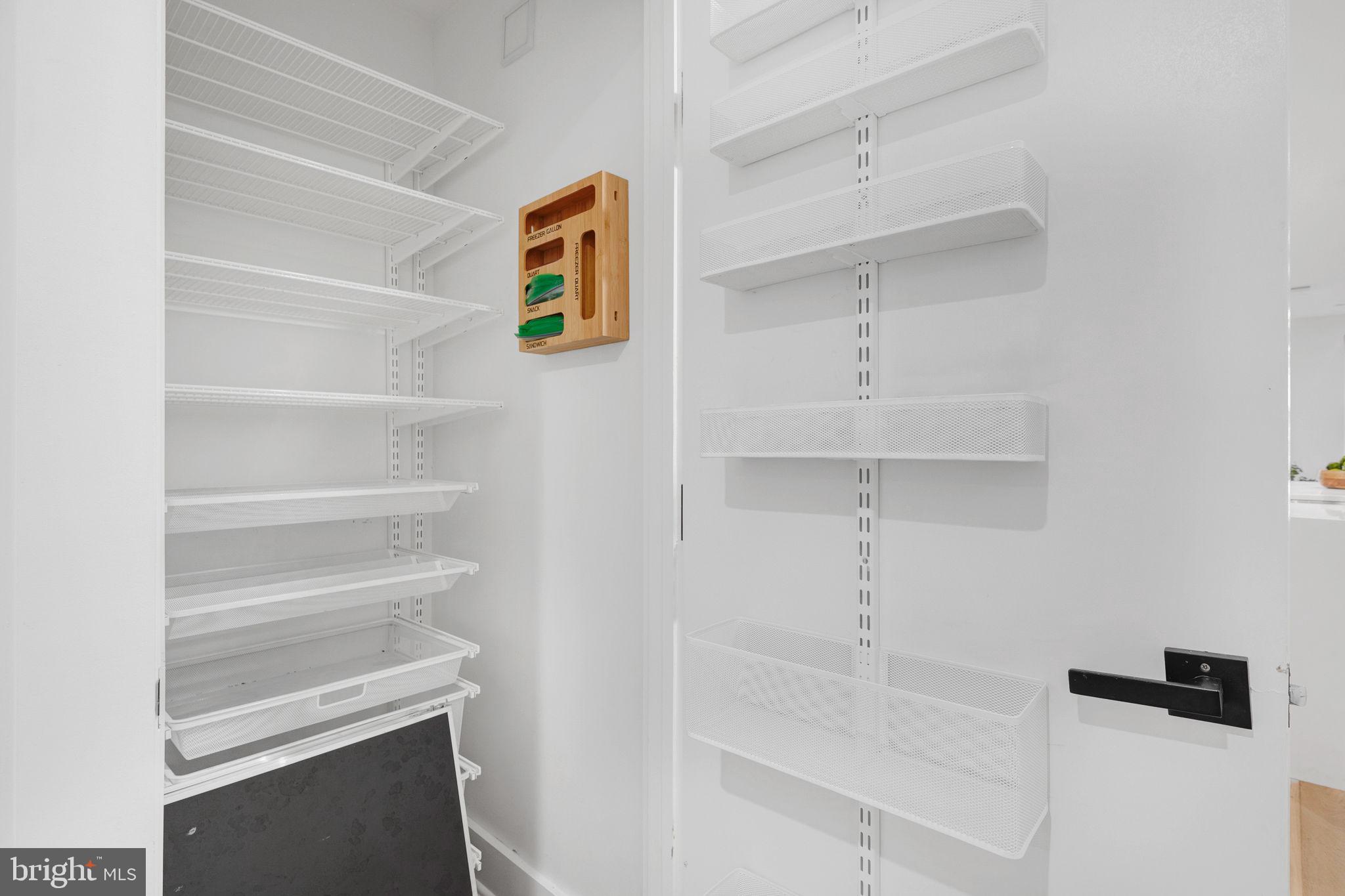 320 Webster Street Northwest, Unit 2 Washington, DC 20011 - Photo 9 of 25 a view of walk in closet with empty racks