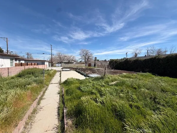a view of a pathway both side of building