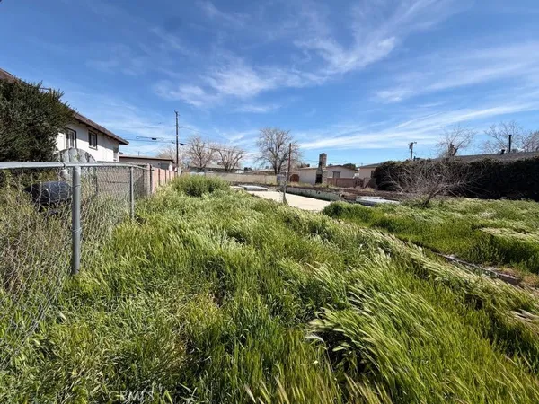 a view of a backyard of the house