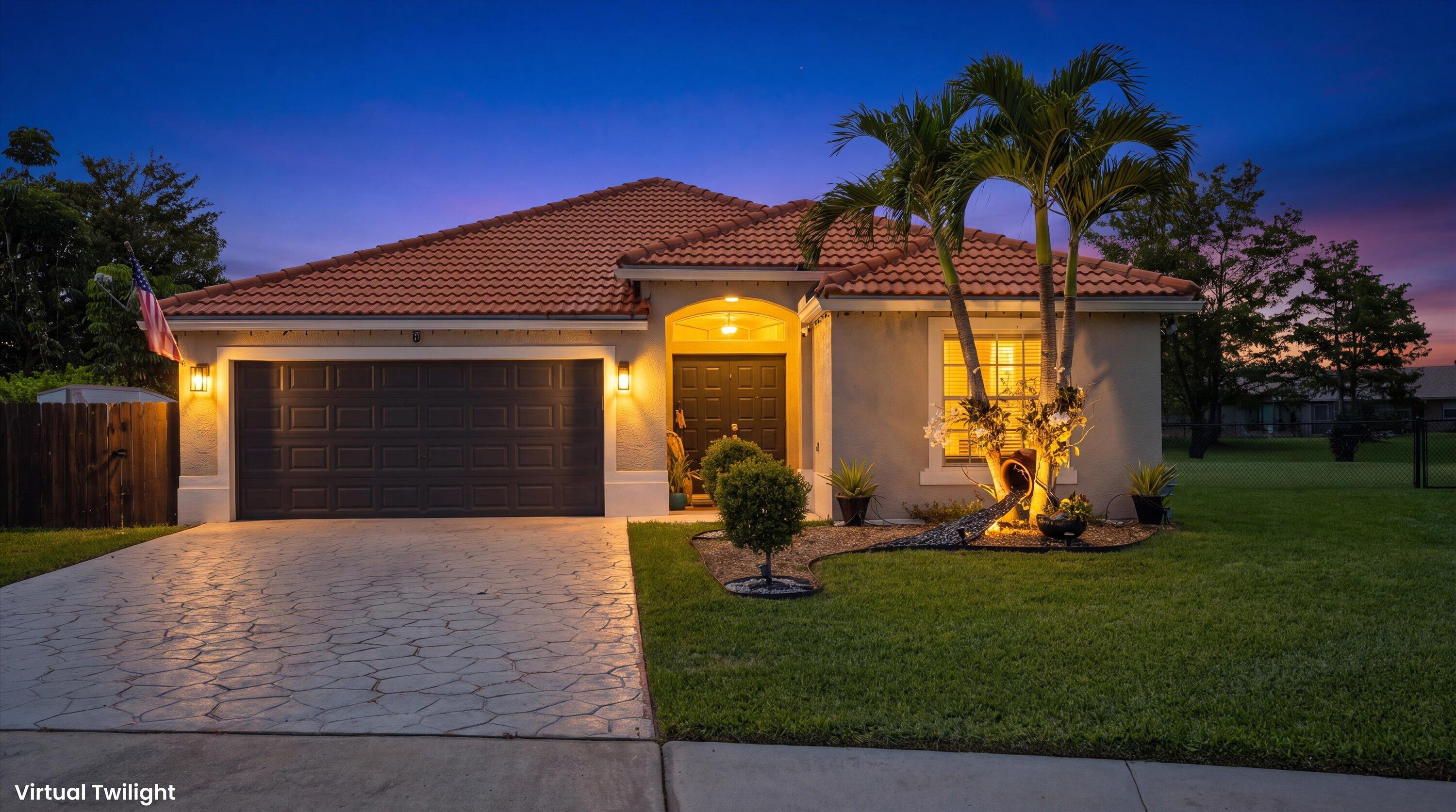 133 Nottingham Road Royal Palm Beach, FL 33411 - Photo 1 of 1 01-Virtual Twilight