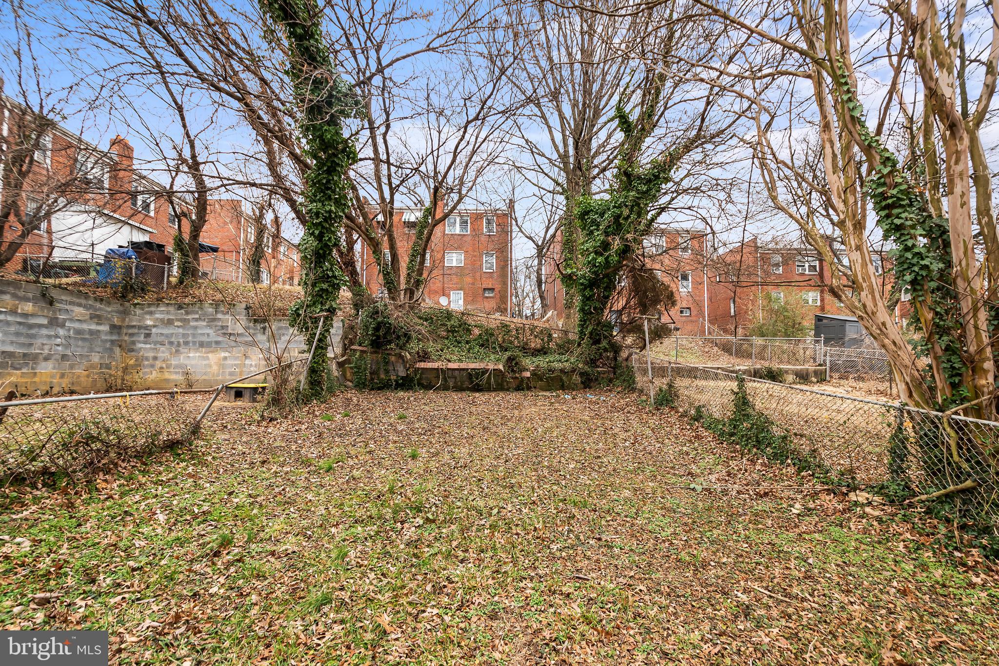 2412 18th Street Southeast Washington, DC 20020 - Photo 32 of 33 a backyard of a house with lots of green space