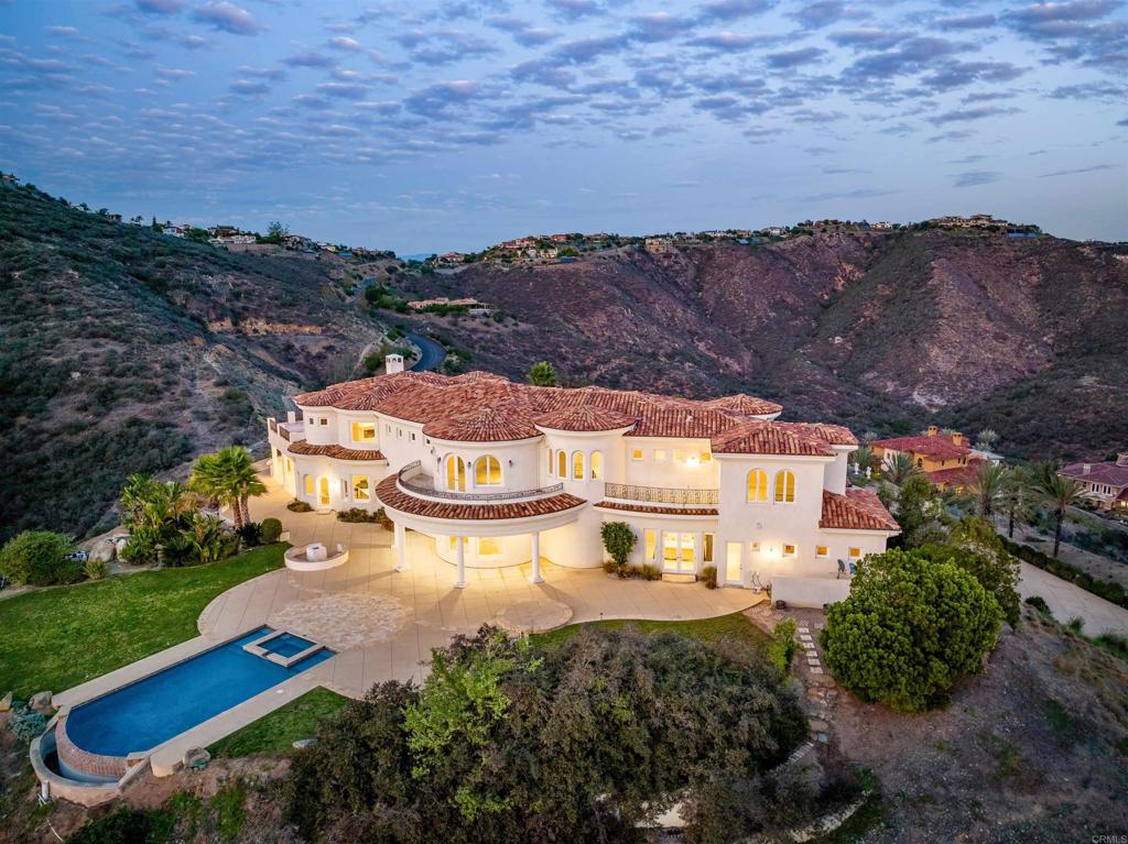 8025 La Milla Rancho Santa Fe, CA 92067 - Photo 1 of 51 an aerial view of a house with outdoor space