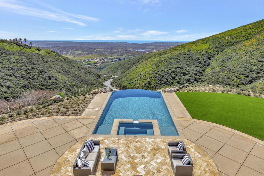8025 La Milla Rancho Santa Fe, CA 92067 - Photo 47 of 51 a view of a yard with an outdoor seating
