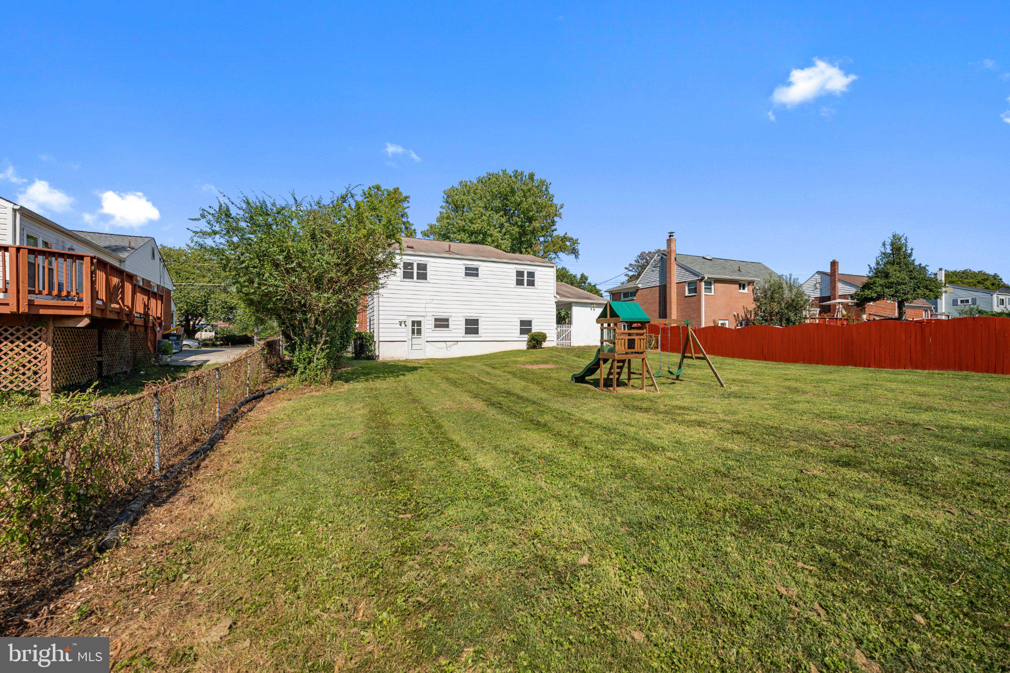 7214 Reservoir Road Springfield, VA 22150 - Photo 35 of 45 Expansive Fenced Backyard