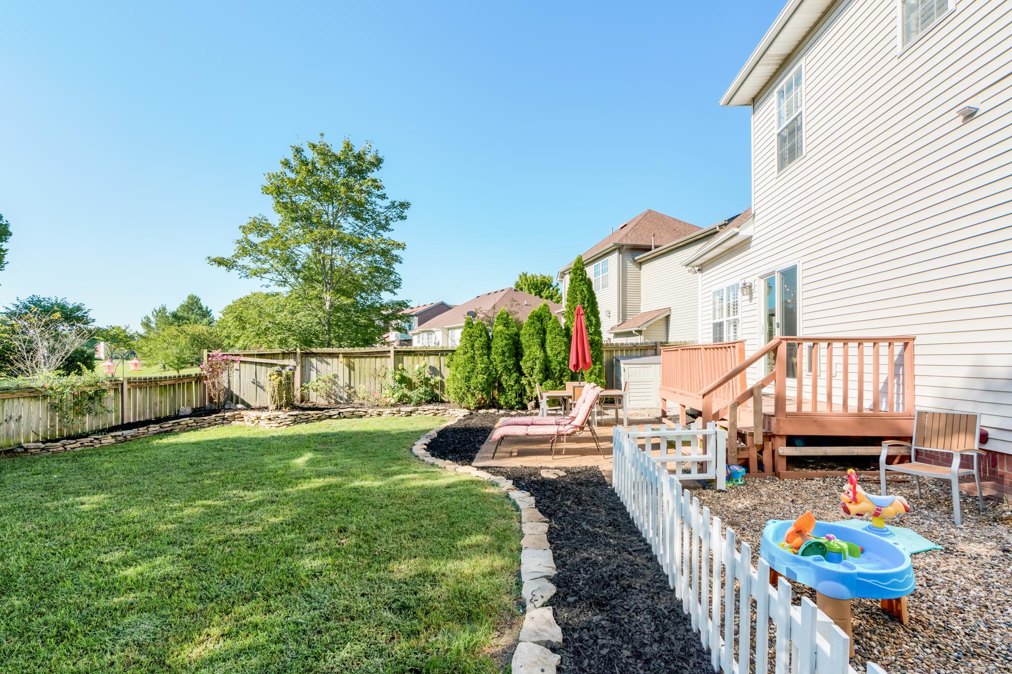 3126 Vera Valley Road Franklin, TN 37064 - Photo 28 of 30 a view of a house with backyard and sitting area