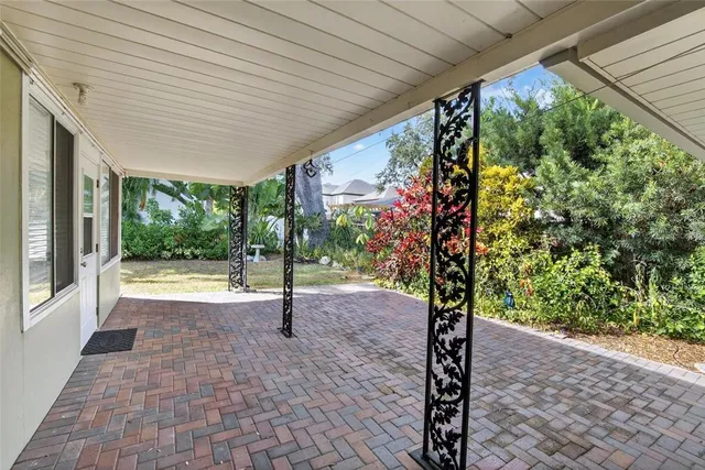 a view of a house with a porch
