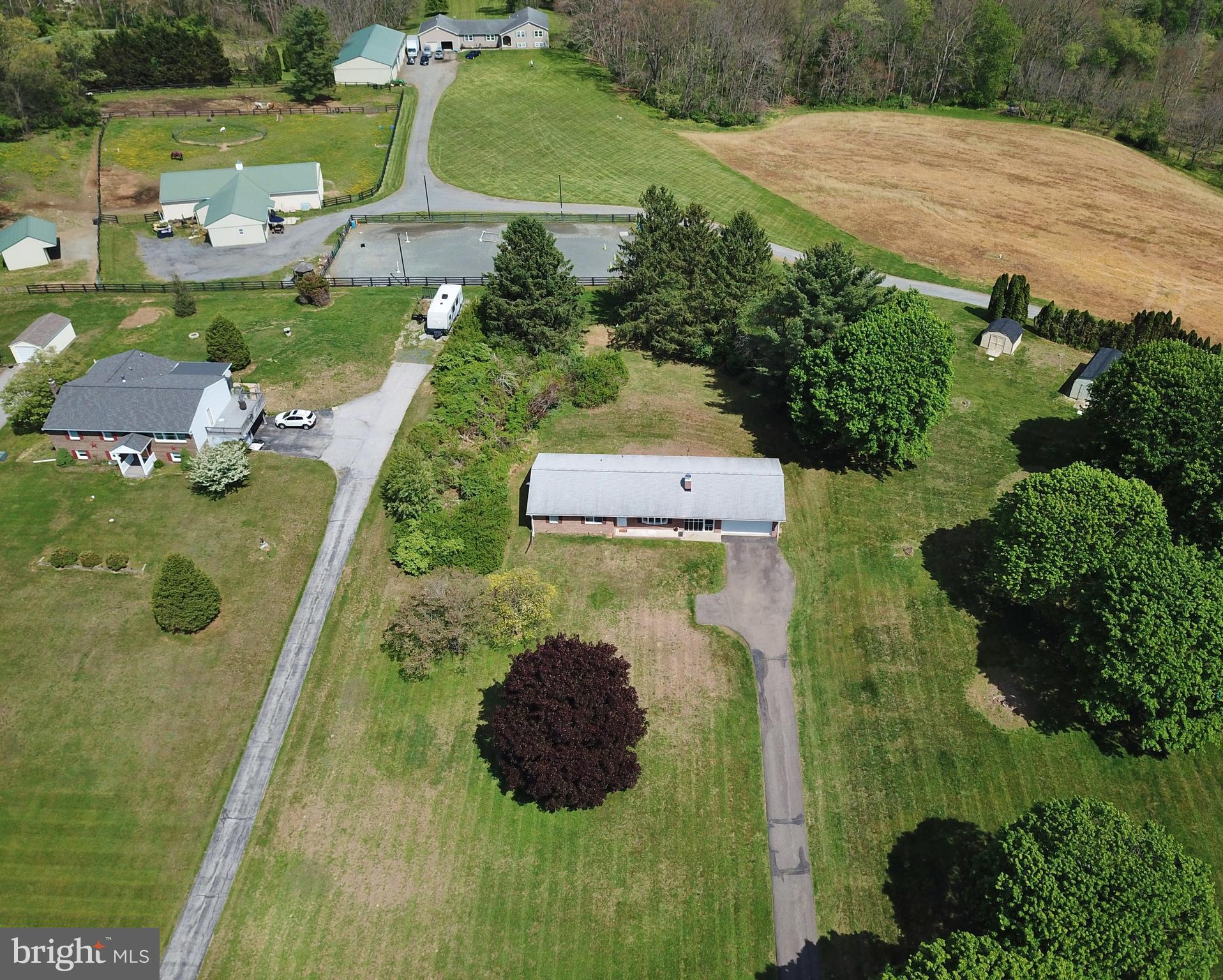 4843 Norrisville Road White Hall, MD 21161 - Photo 2 of 48 Large front yard and a farm out back!