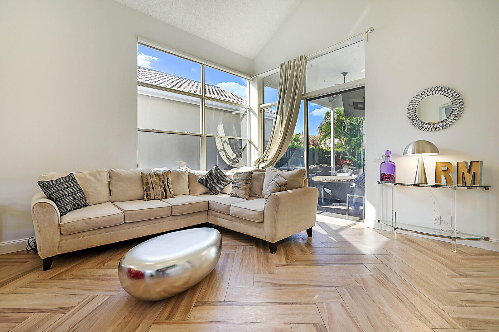 6655 Northwest 25th Avenue Boca Raton, FL 33496 - Photo 6 of 33 a living room with furniture and a large window