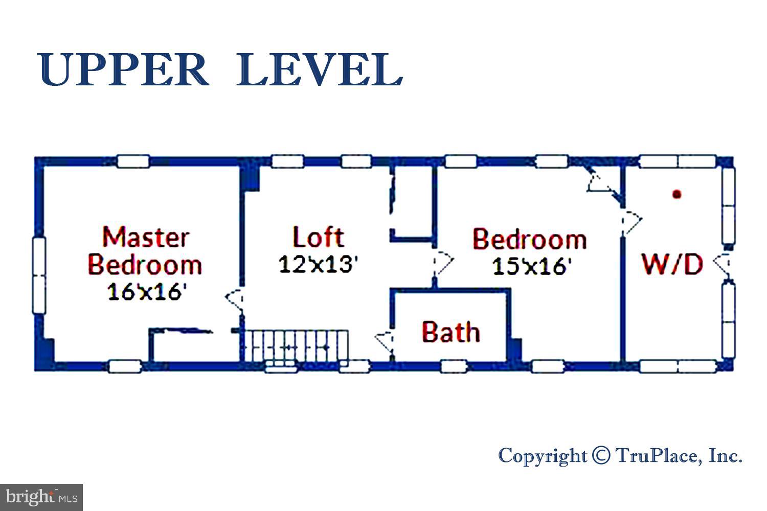 1628 Oldtown Road Edgewater, MD 21037 - Photo 40 of 40 Upper Level Floor Plan
