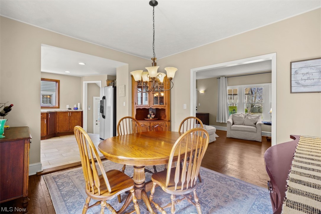 3312 Ormond Road Cleveland, OH 44118 - Photo 8 of 24 At the Center of this Home is the Formal Dining Room with access from the Kitchen and to the Living Room. Such a Great Flow of Space!
