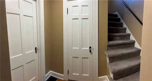 a view of front door