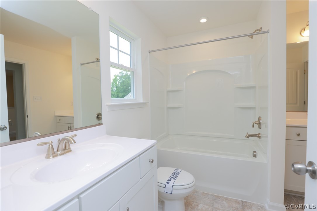 4113 Tosh Lane Chester, VA 23831 - Photo 32 of 47 a bathroom with a sink toilet and shower