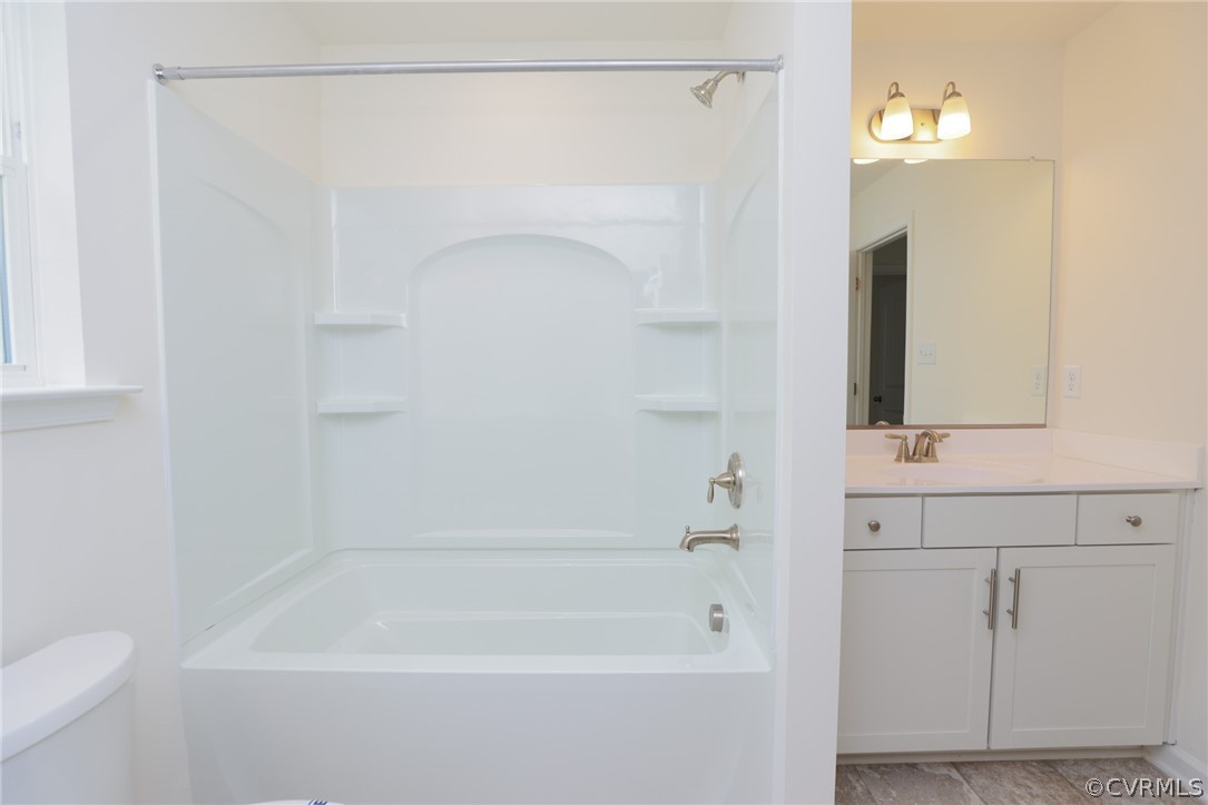 4113 Tosh Lane Chester, VA 23831 - Photo 34 of 47 a bathroom with a shower and a toilet