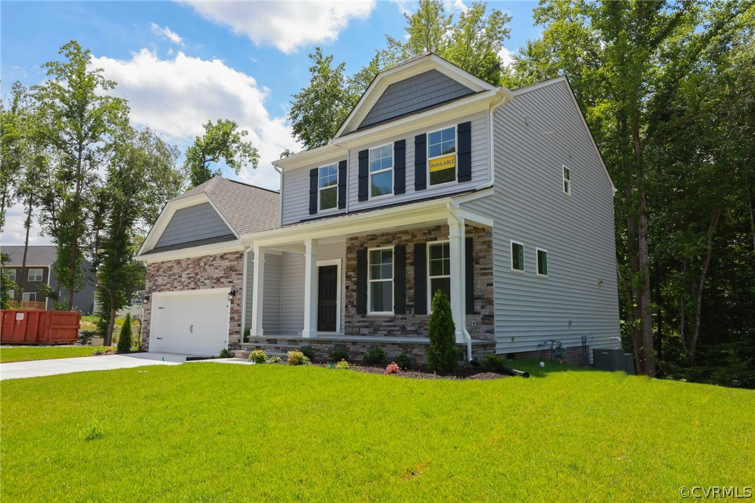 4113 Tosh Lane Chester, VA 23831 - Photo 4 of 47 front view of house with a yard