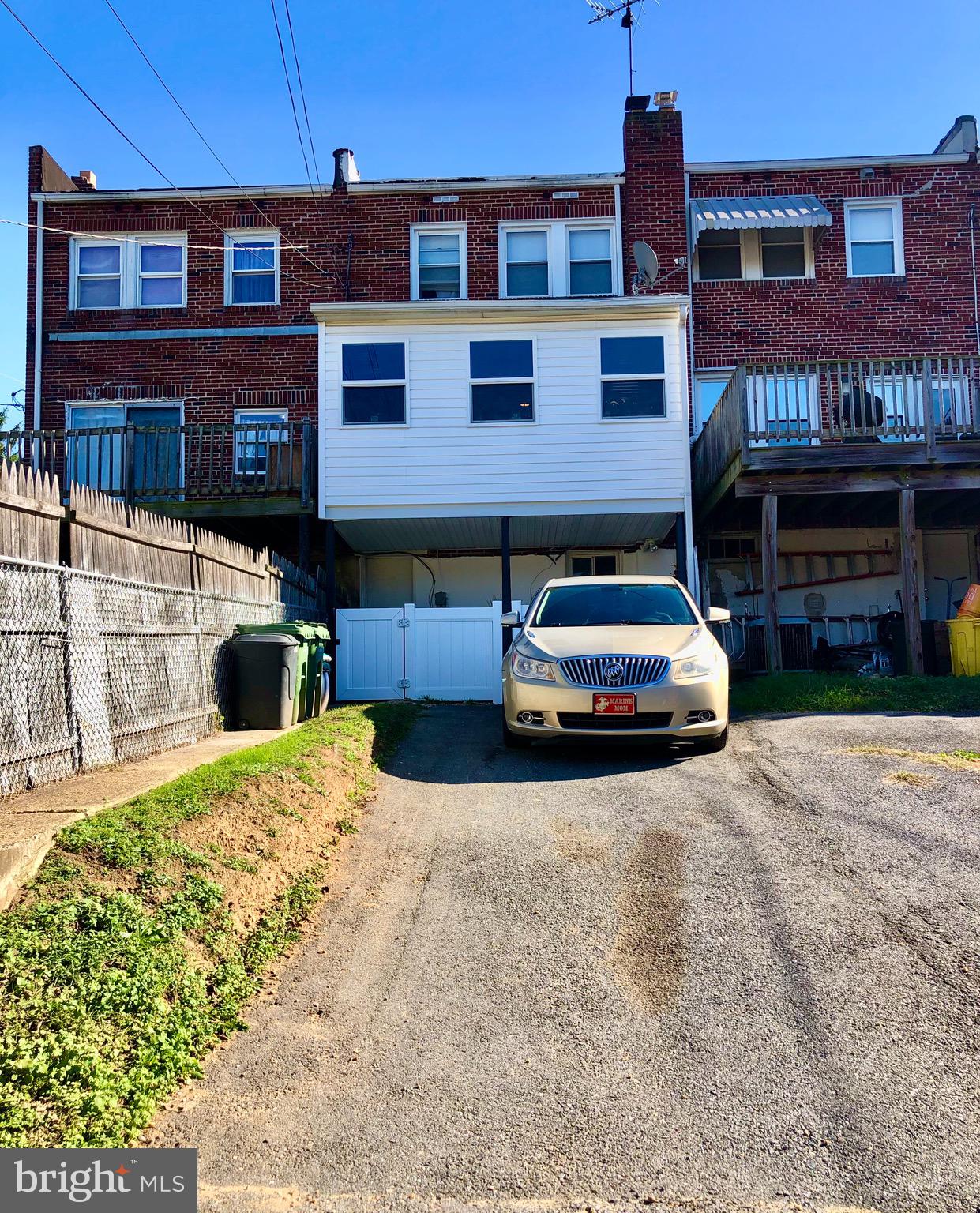 4302 Cortez Road Baltimore, MD 21225 - Photo 29 of 29 Rear driveway with space for 2 cars.