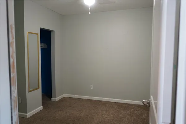 a view of an empty room