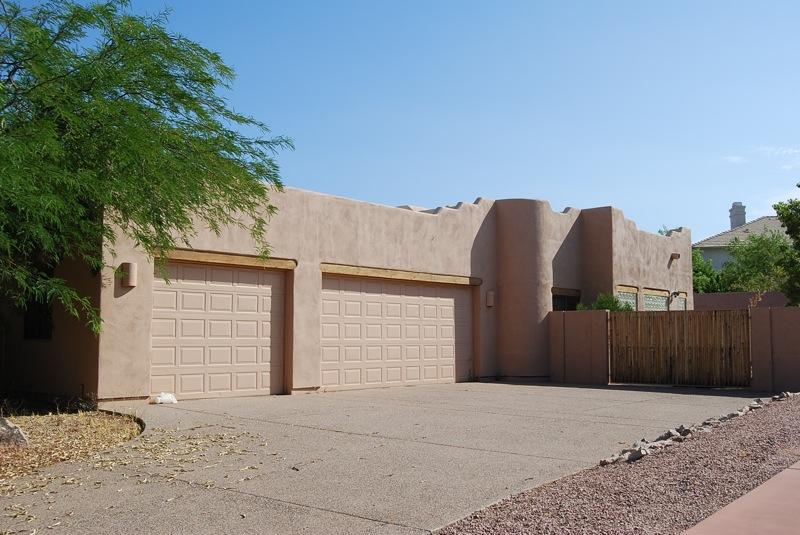 Driveway & garage entrance