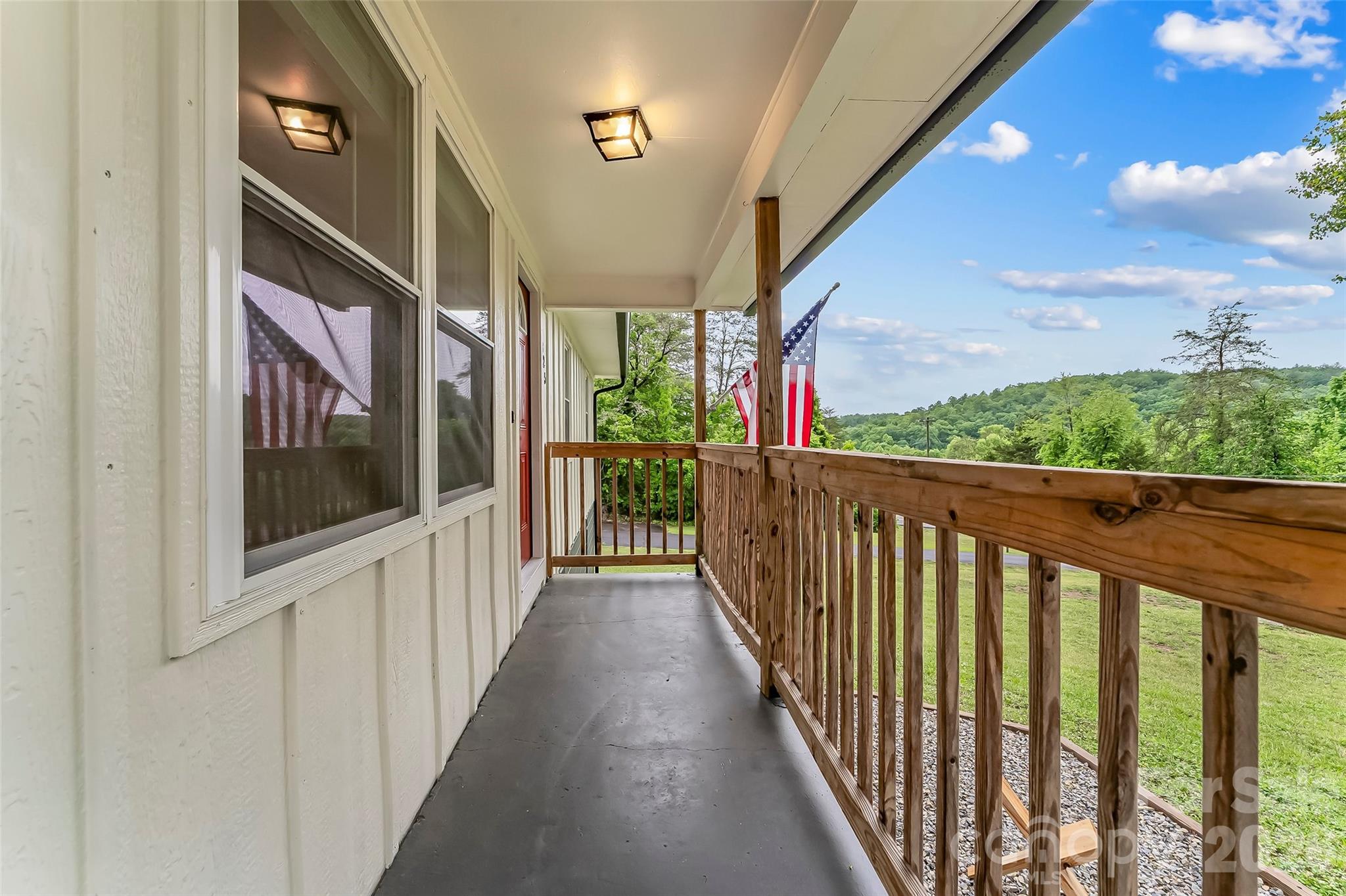 825 South Creek Road Nebo, NC 28761 - Photo 7 of 34 a view of a street from a balcony