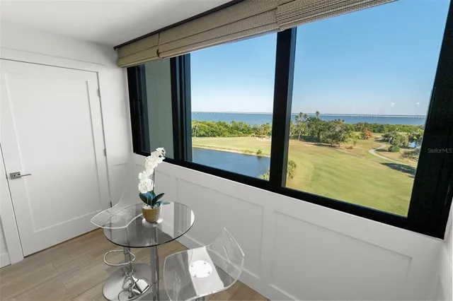 a kitchen with a stove and a microwave