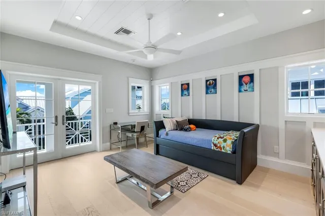 a view of a city with ocean